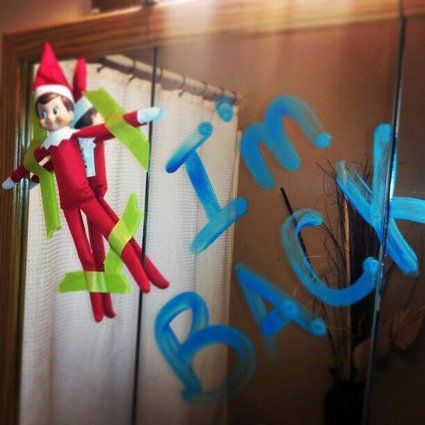 Elf on the Shelf I'm Back Ideas