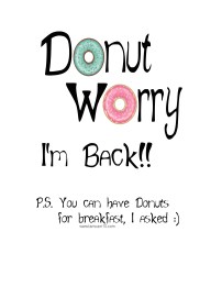 Donut Worry Im Back Elf on the Shelf tamcam10