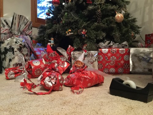Elf on the Shelf All Wrapped Up tamcam10