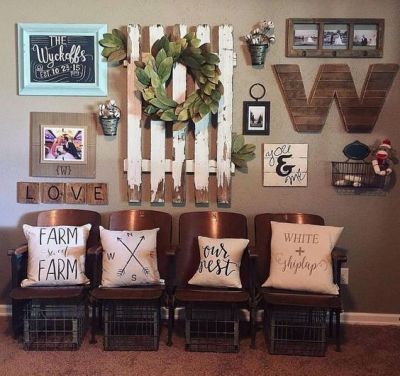 entryway decor ideas with vintage theater chairs (2)