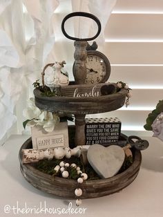 tiered tray decor ideas farmhouse style