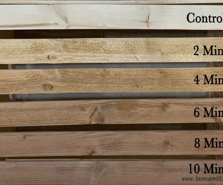 Steel Wool and Vinegar Stain Time Laspe tamcam10