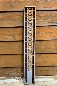 Vintage Time Card Holder Patina