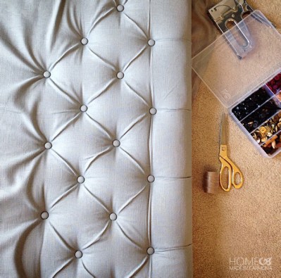 DIY up cycle DIY-Tufted-Headboard