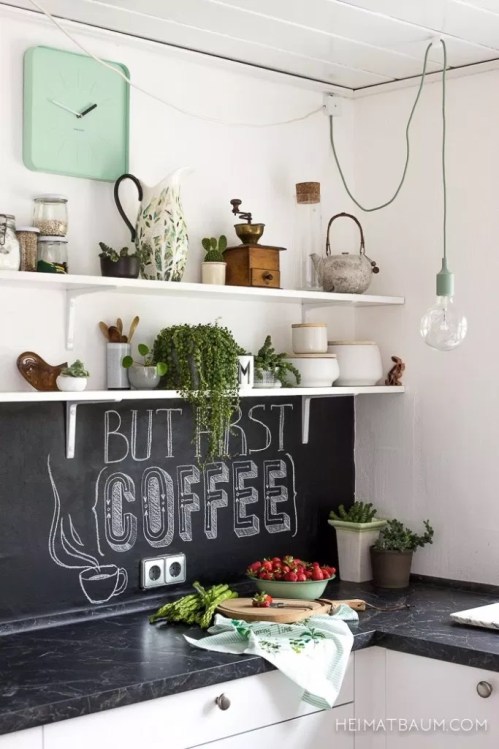 Kitchen Backsplash Ideas Chalkboard Paint