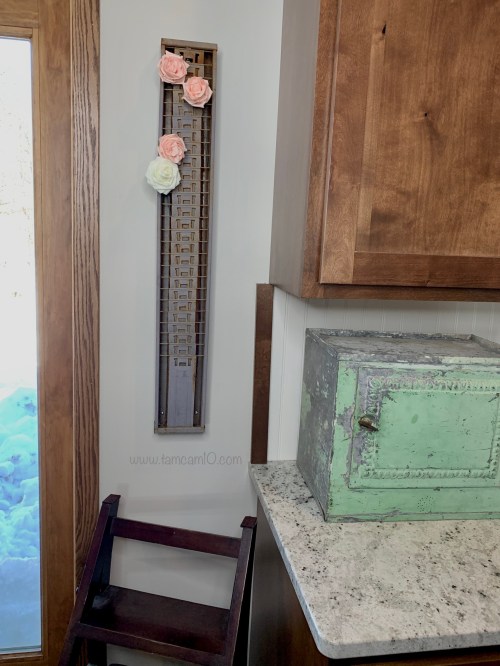 Vintage Time Card Pie Safe Bread Box Spring Decor tamcam10